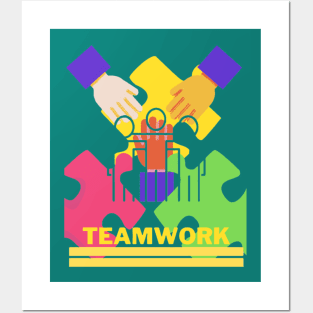 Teamwork Posters and Art